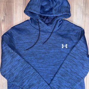 Under Armour Men's Fleece Twist Large Blue Hoodie